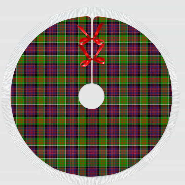 Scottish MacDonald of Clanranald Clan Tartan Christmas Tree Skirt Tassels 1 Tartan Plaid