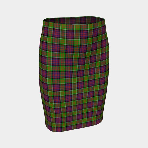 Scottish MacDonald of Clanranald Clan Tartan Fitted Skirt Tartan Plaid 1
