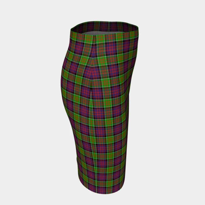 Scottish MacDonald of Clanranald Clan Tartan Fitted Skirt Tartan Plaid 3