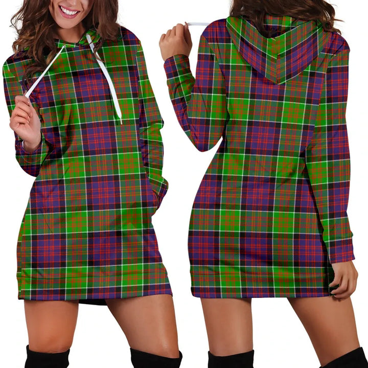 Scottish MacDonald of Clanranald Clan Tartan Hoodie Dress
