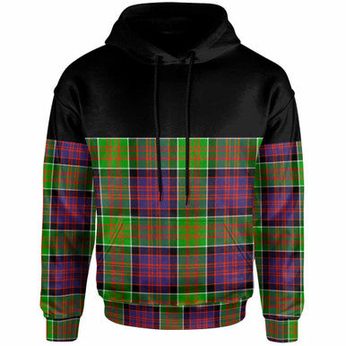 Scottish MacDonald of Clanranald Clan Tartan Hoodie - Horizontal Style Front Side Tartan Plaid