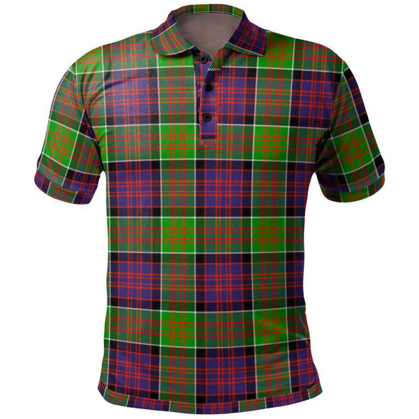 Scottish MacDonald of Clanranald Clan Tartan Polo Shirt Front Side Tartan Plaid