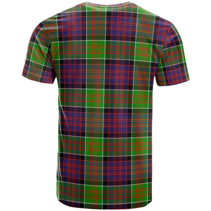 Scottish MacDonald of Clanranald Clan Tartan T-Shirt Back Side Tartan Plaid