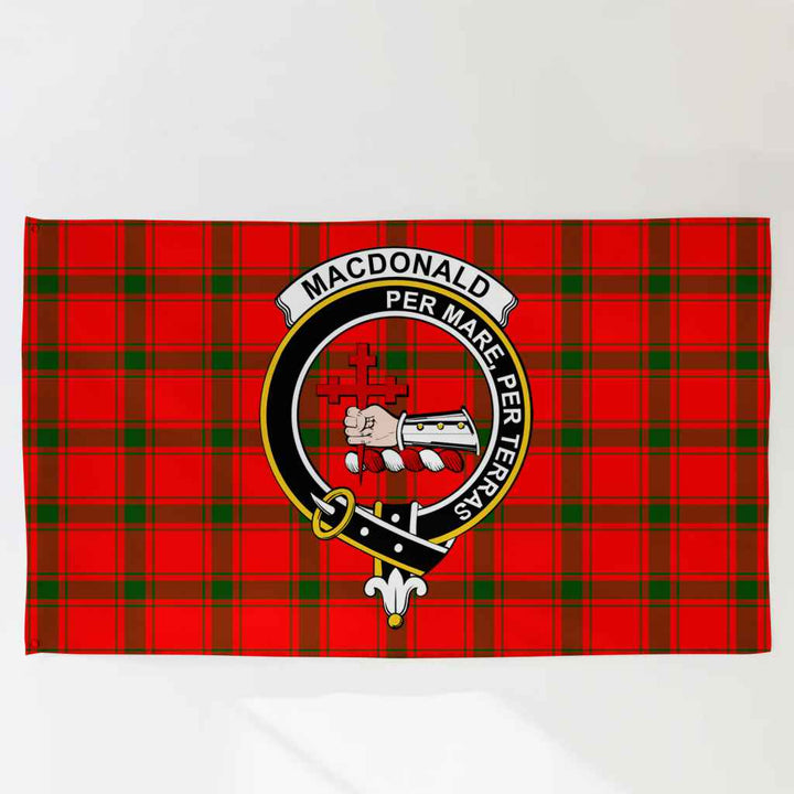 Scottish MacDonald (of Sleat) Clan Crest Tartan Flag Parade Tartan Plaid 3