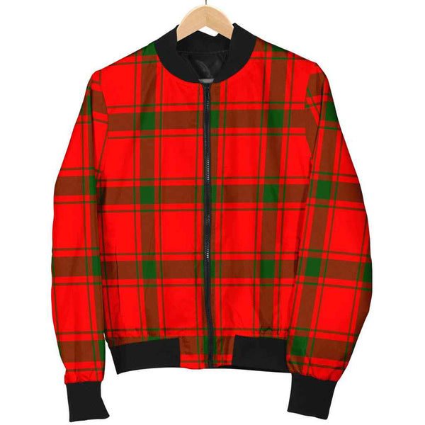 Scottish MacDonald of Sleat Clan Tartan Bomber Jacket Tartan Plaid 1
