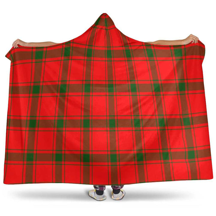 Scottish MacDonald of Sleat Clan Tartan Hooded Blanket Tartan Plaid 1