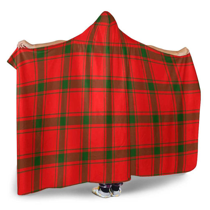 Scottish MacDonald of Sleat Clan Tartan Hooded Blanket Tartan Plaid 2