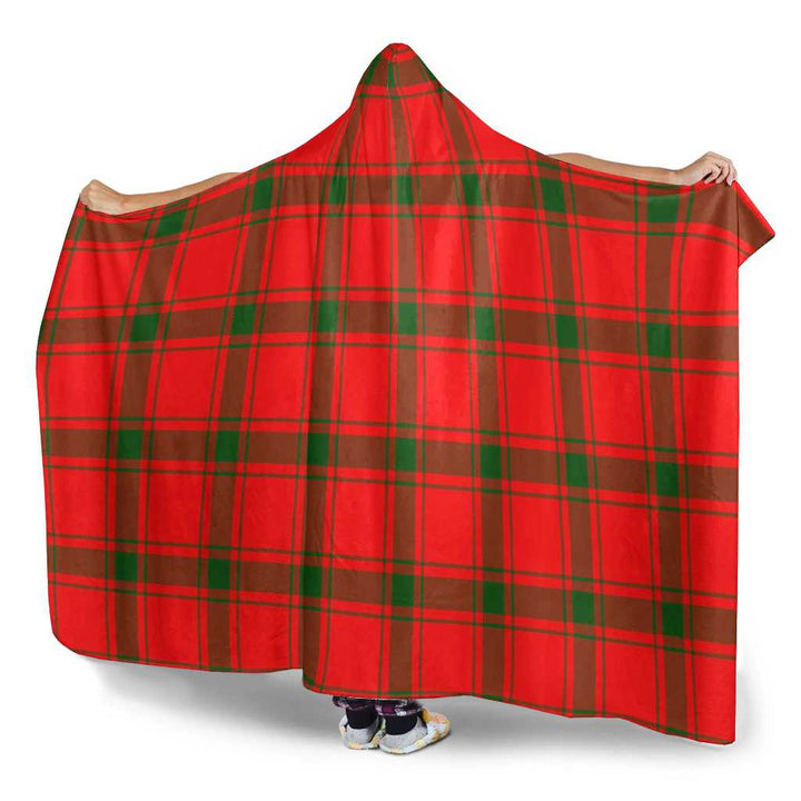 Scottish MacDonald of Sleat Clan Tartan Hooded Blanket Tartan Plaid 3