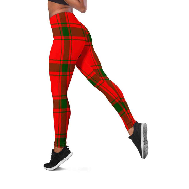 Scottish MacDonald of Sleat Clan Tartan Women Leggings Tartan Plaid 2