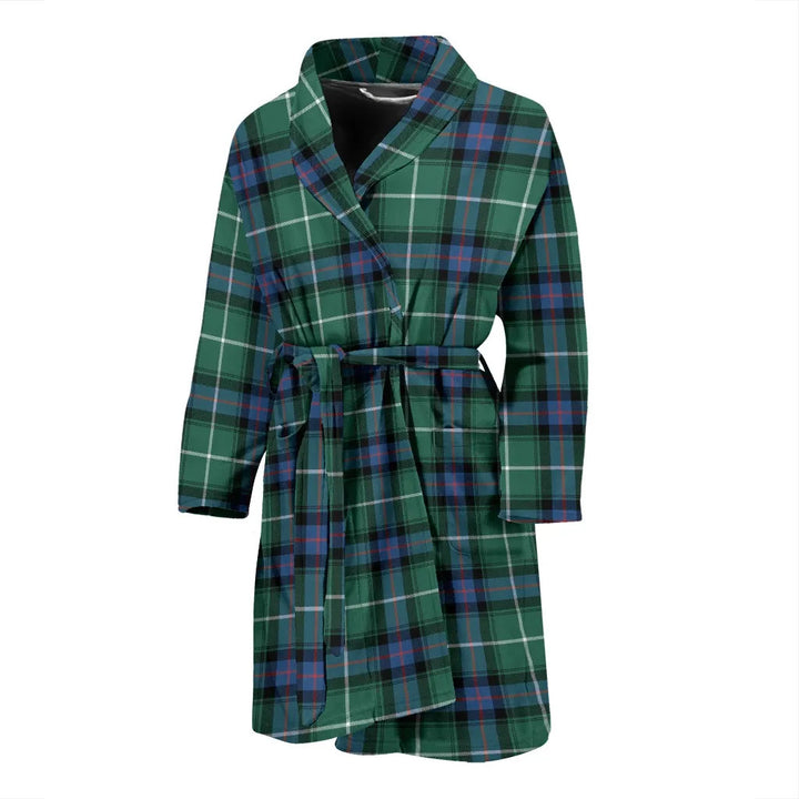 Scottish MacDonald Of The Isles Hunting Ancient Clan Tartan Bathrobe 1