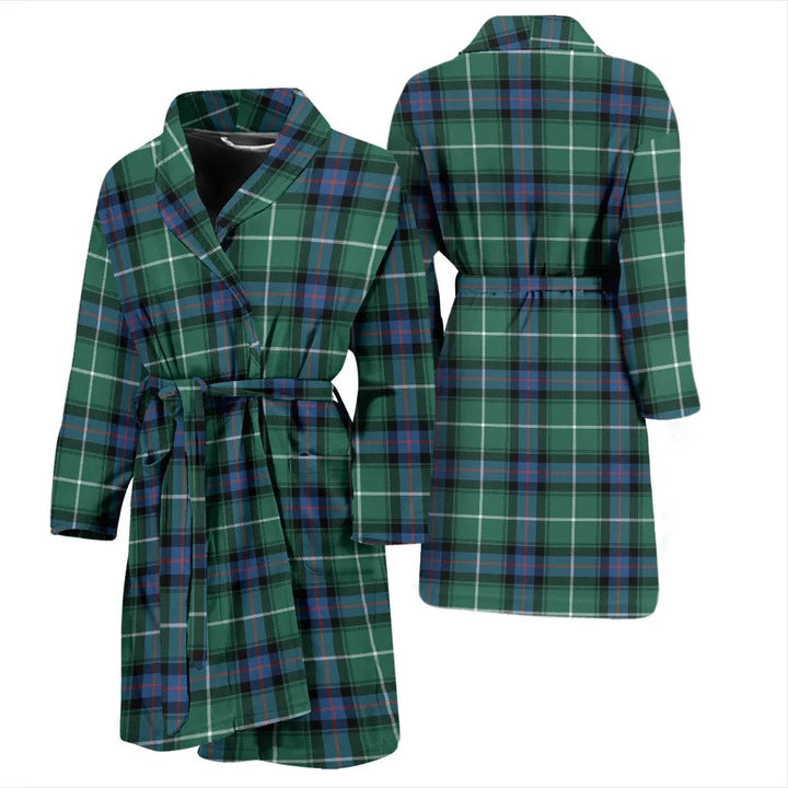 Scottish MacDonald Of The Isles Hunting Ancient Clan Tartan Bathrobe 3