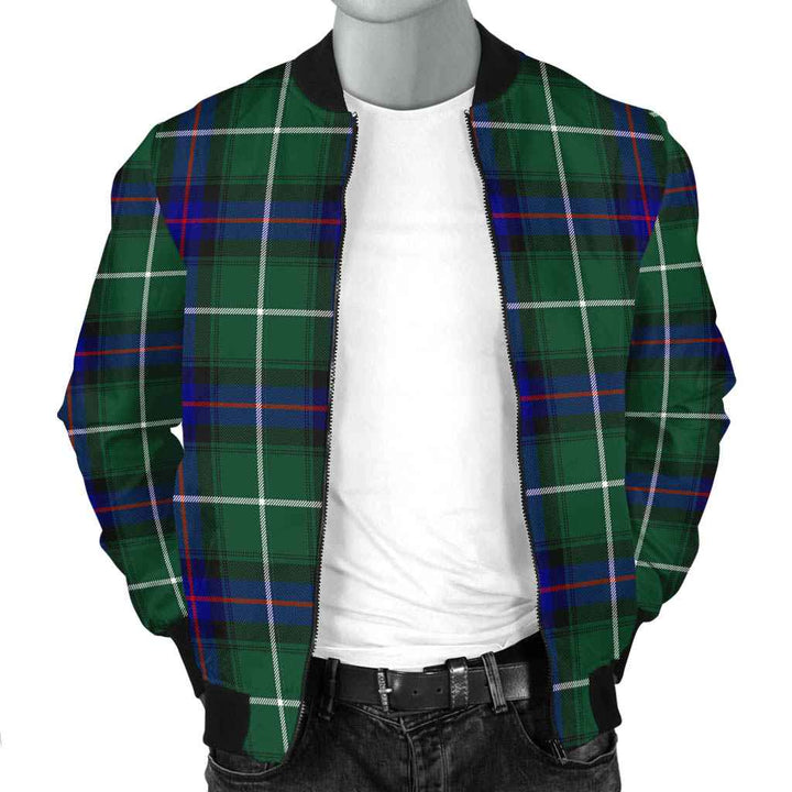 Scottish MacDonald of the Isles Hunting Modern Clan Tartan Bomber Jacket Tartan Plaid 2