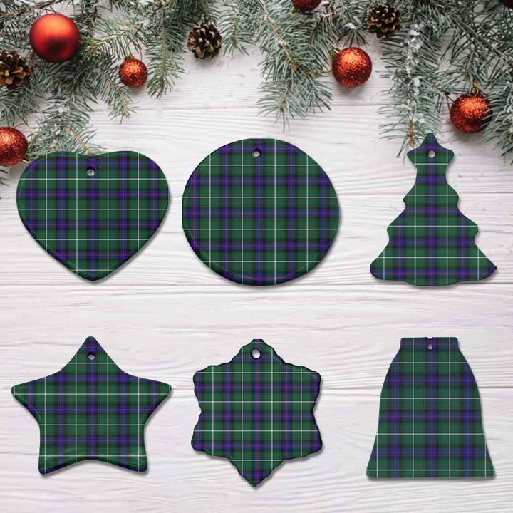 Scottish MacDonald of the Isles Hunting Modern Clan Tartan Ceramic Ornament All Tartan Plaid