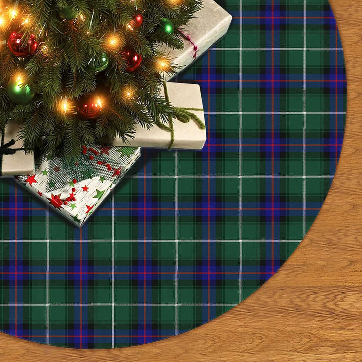 Scottish MacDonald of the Isles Hunting Modern Clan Tartan Christmas Tree Skirt No Tassels 2 Tartan Plaid