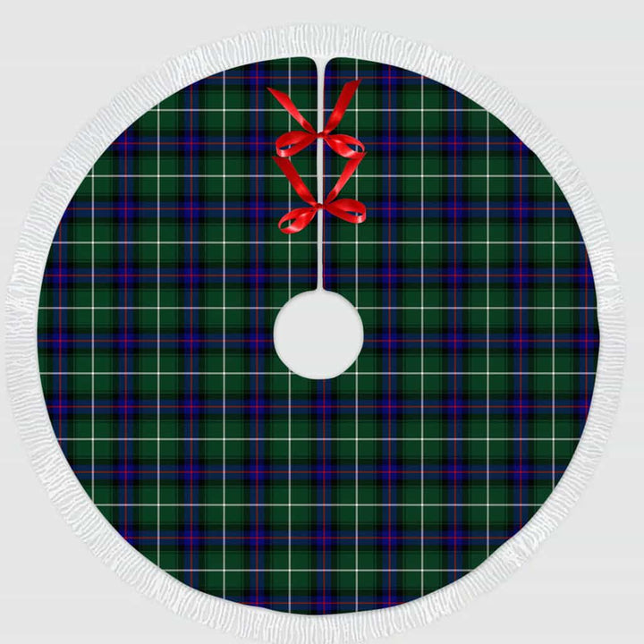 Scottish MacDonald of the Isles Hunting Modern Clan Tartan Christmas Tree Skirt Tassels 1 Tartan Plaid