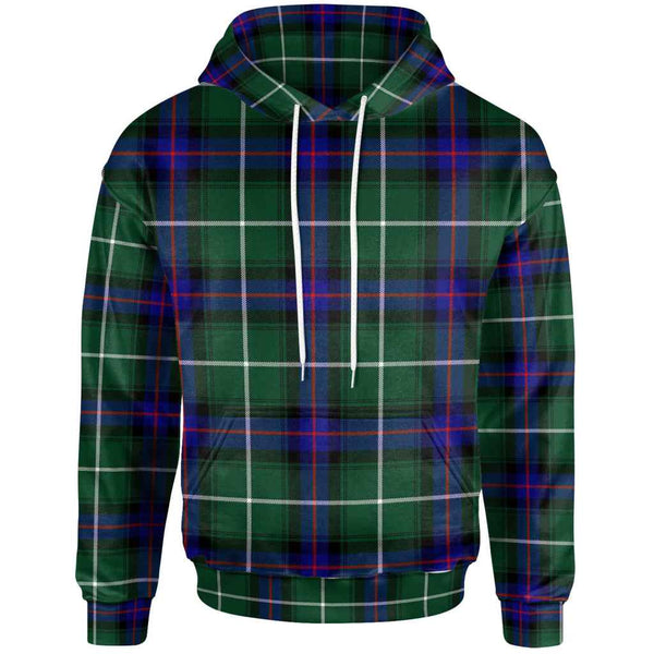 Scottish MacDonald of the Isles Hunting Modern Clan Tartan Hoodie Front Side Tartan Plaid