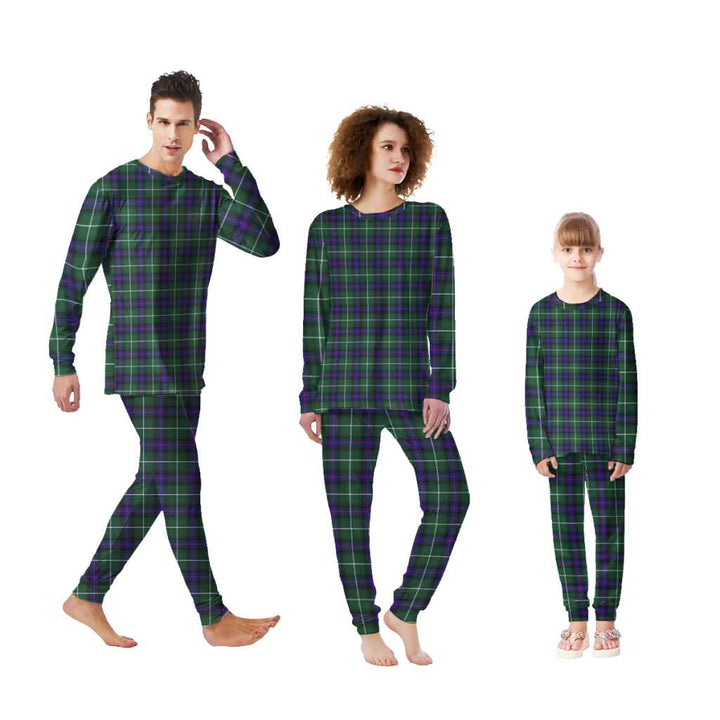 Scottish MacDonald of the Isles Hunting Modern Clan Tartan Pajama Set Tartan Plaid