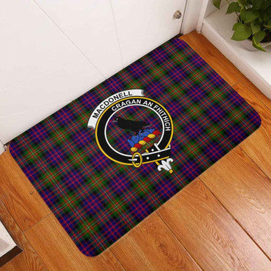 Scottish MacDonell of Glengarry Clan Crest Tartan Door Mat Tartan Plaid 3