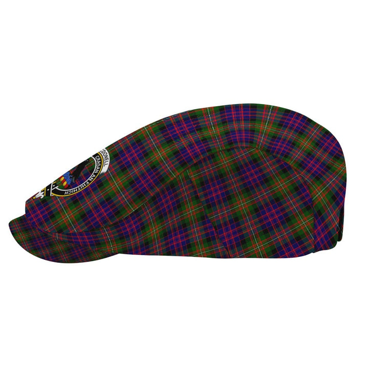 Scottish MacDonell of Glengarry Clan Crest Tartan Flat Cap Tartan Plaid 3
