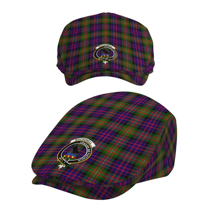 Scottish MacDonell of Glengarry Clan Crest Tartan Flat Cap Tartan Plaid 5