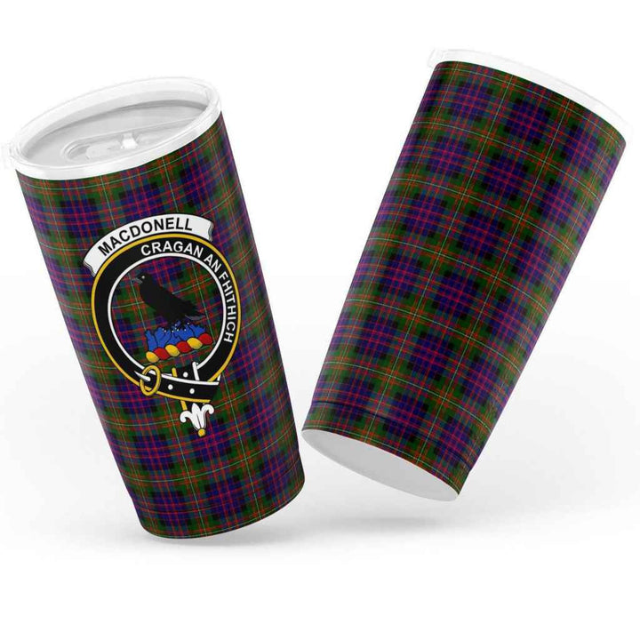 Scottish MacDonell of Glengarry Clan Crest Tartan Insulated Tumbler Tartan Plaid 3