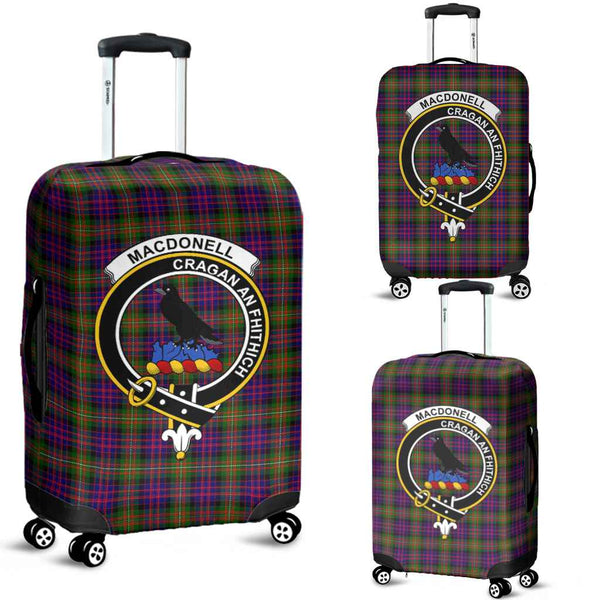 Scottish MacDonell of Glengarry Clan Crest Tartan Luggage Cover Tartan Plaid 1