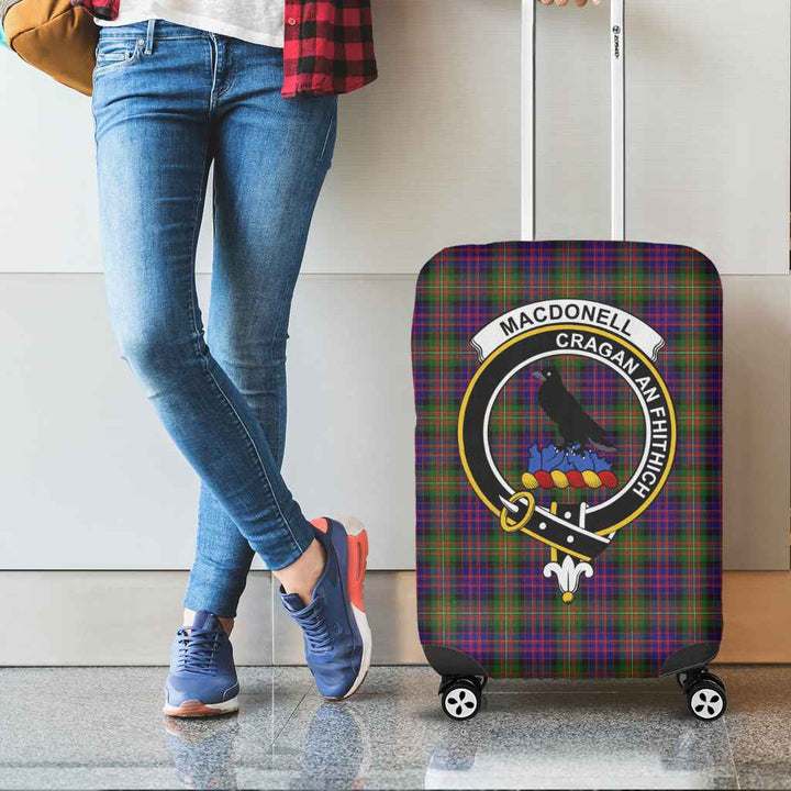 Scottish MacDonell of Glengarry Clan Crest Tartan Luggage Cover Tartan Plaid 2