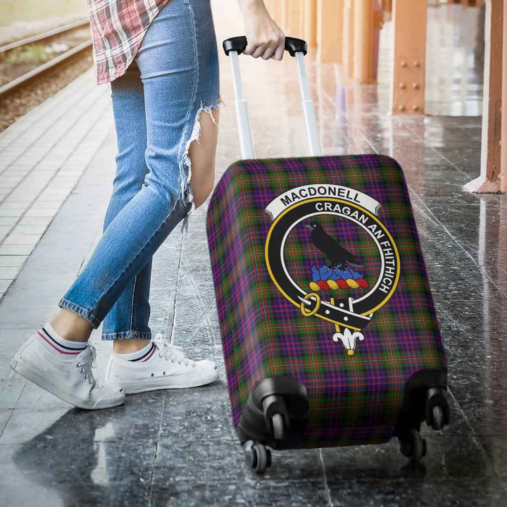 Scottish MacDonell of Glengarry Clan Crest Tartan Luggage Cover Tartan Plaid 3