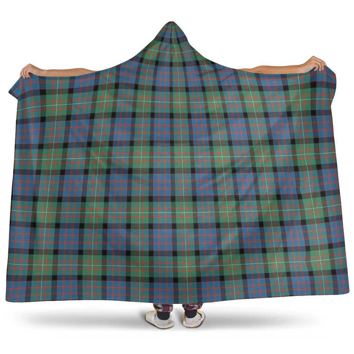 Scottish MacDonnell of Glengarry Ancient Clan Tartan Hooded Blanket Tartan Plaid 1