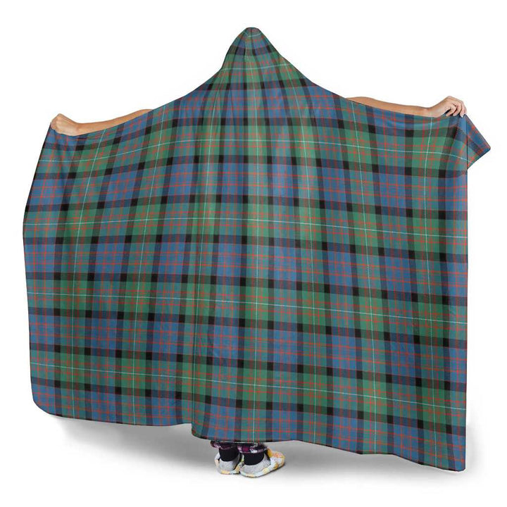 Scottish MacDonnell of Glengarry Ancient Clan Tartan Hooded Blanket Tartan Plaid 3
