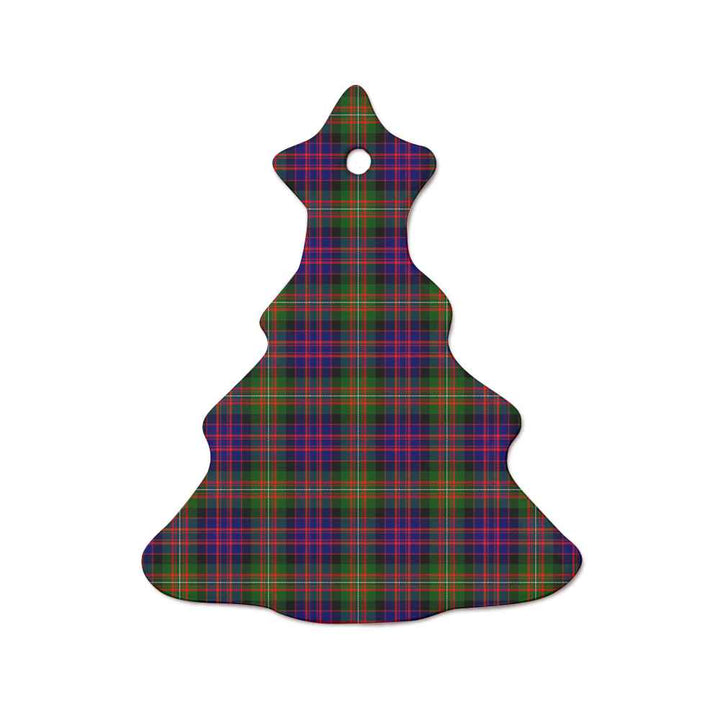 Scottish MacDonnell of Glengarry Modern Clan Tartan Ceramic Ornament  Tree Shape Tartan Plaid