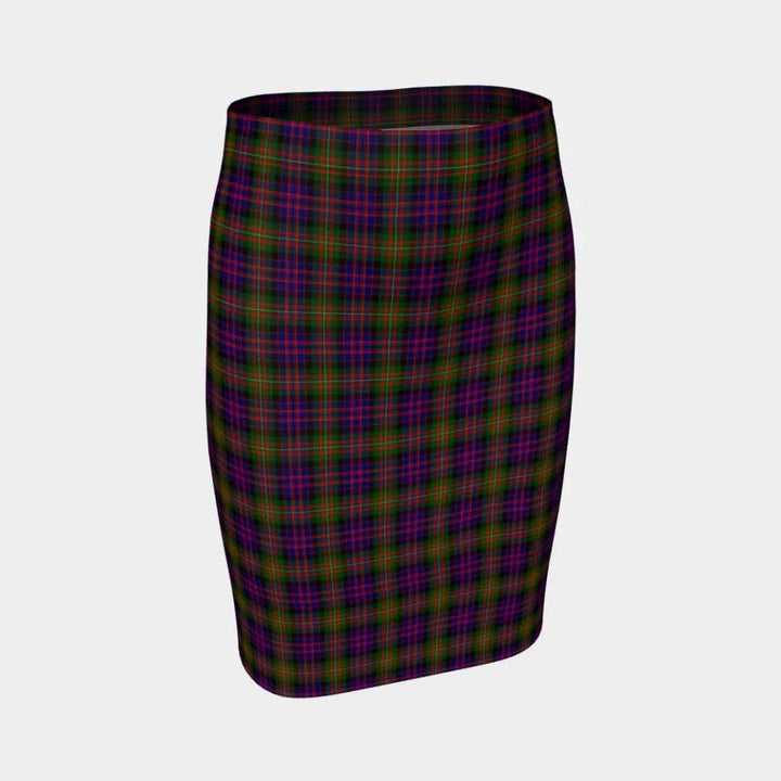 Scottish MacDonnell of Glengarry Modern Clan Tartan Fitted Skirt Tartan Plaid 1