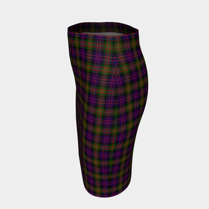 Scottish MacDonnell of Glengarry Modern Clan Tartan Fitted Skirt Tartan Plaid 2