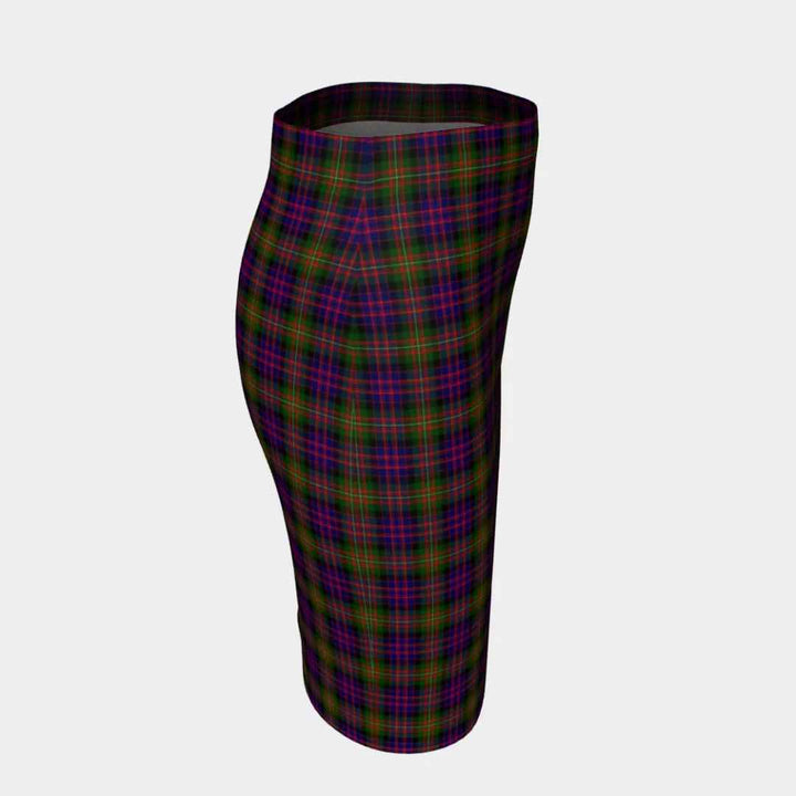 Scottish MacDonnell of Glengarry Modern Clan Tartan Fitted Skirt Tartan Plaid 3