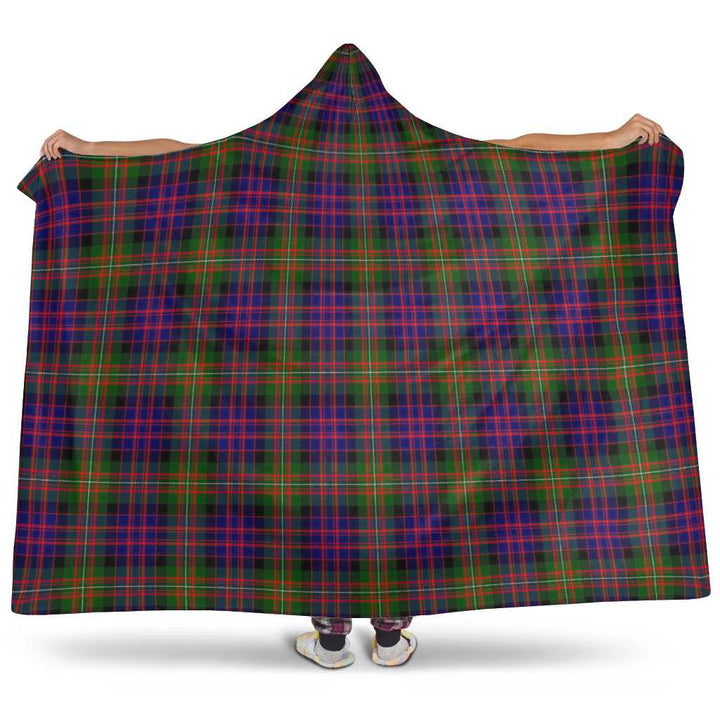 Scottish MacDonnell of Glengarry Modern Clan Tartan Hooded Blanket Tartan Plaid 1