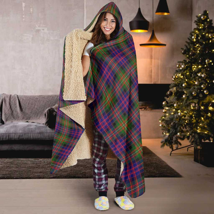 Scottish MacDonnell of Glengarry Modern Clan Tartan Hooded Blanket Tartan Plaid 6