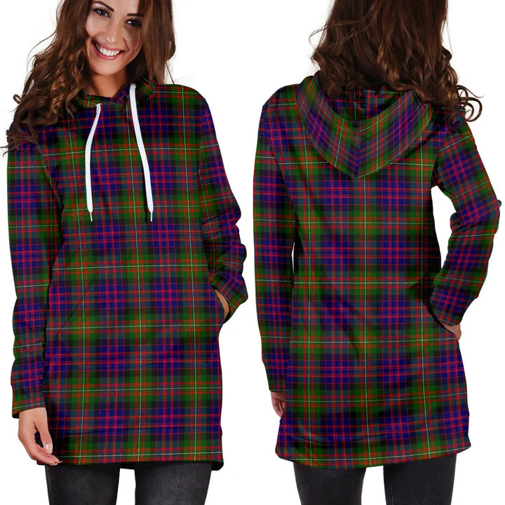 Scottish MacDonnell of Glengarry Modern Clan Tartan Hoodie Dress