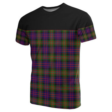 Scottish MacDonnell of Glengarry Modern Clan Tartan T-Shirt Horizontal Style Front Side Tartan Plaid