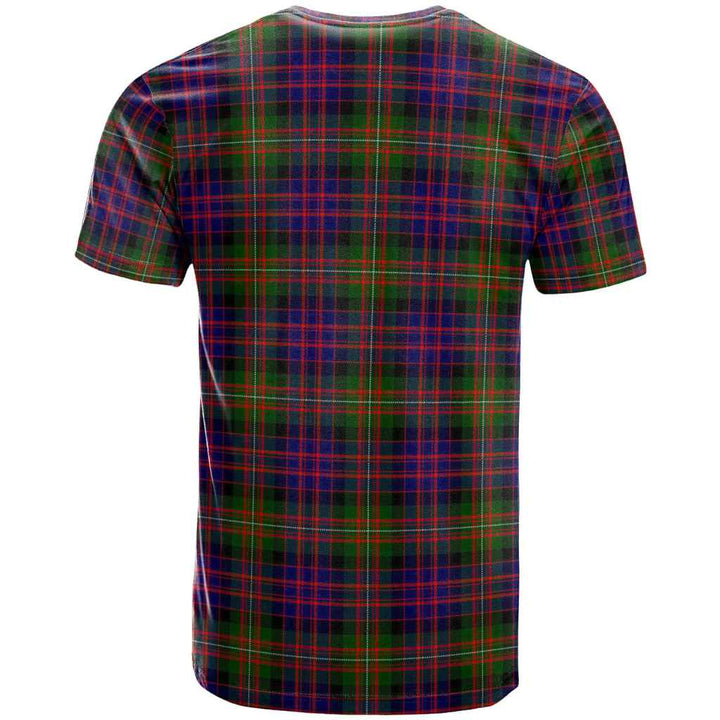 Scottish MacDonnell of Glengarry Modern Clan Tartan T-Shirt Back Side Tartan Plaid