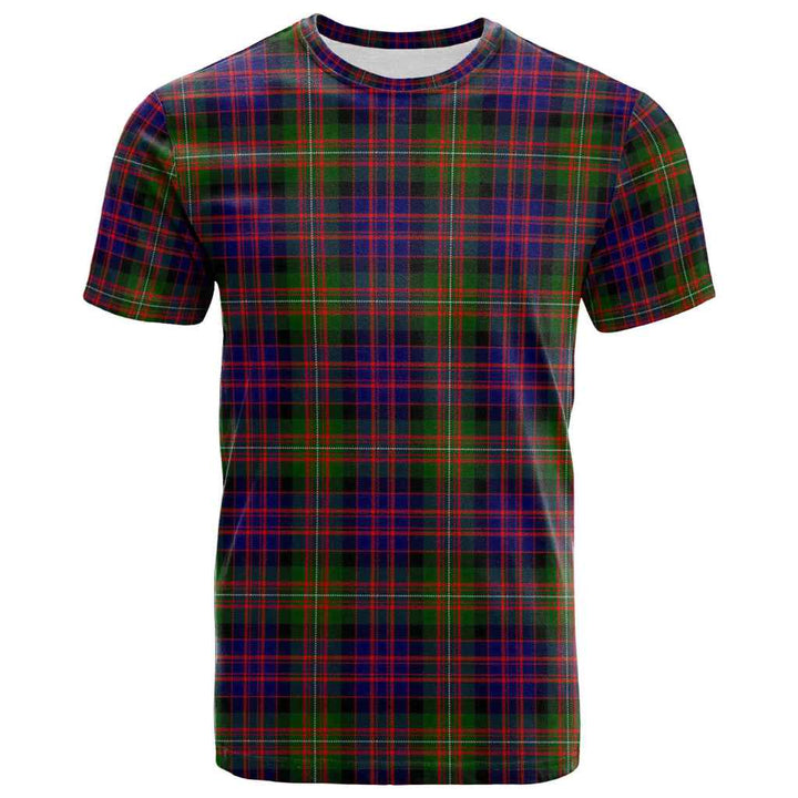 Scottish MacDonnell of Glengarry Modern Clan Tartan T-Shirt Front Side Tartan Plaid