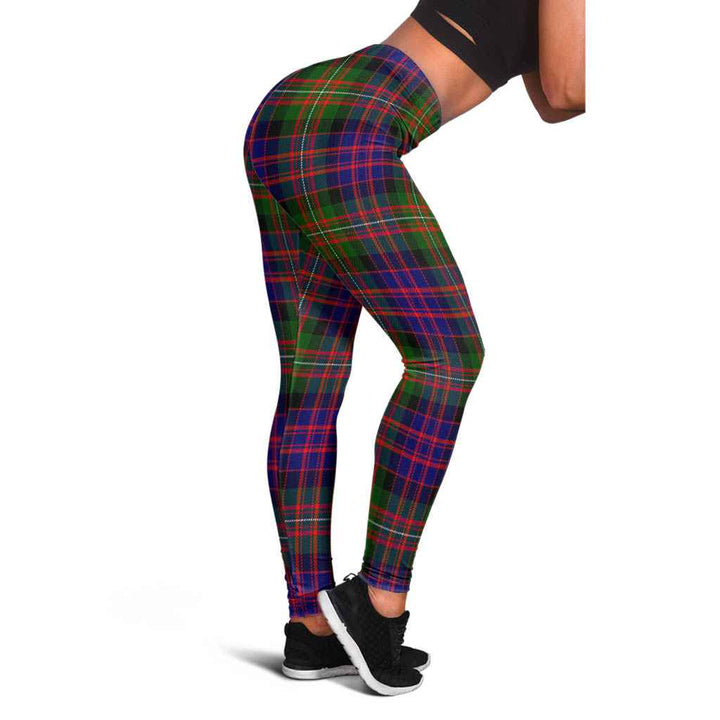 Scottish MacDonnell of Glengarry Modern Clan Tartan Women Leggings Tartan Plaid 1