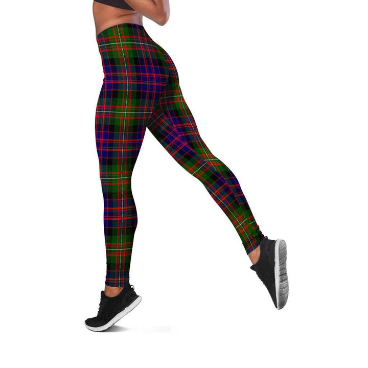 Scottish MacDonnell of Glengarry Modern Clan Tartan Women Leggings Tartan Plaid 2