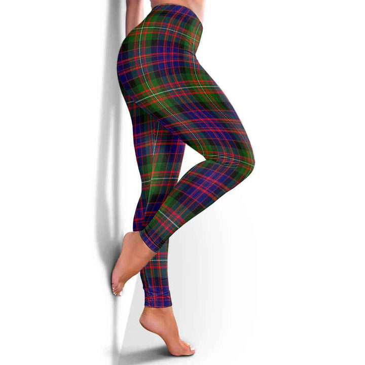 Scottish MacDonnell of Glengarry Modern Clan Tartan Women Leggings Tartan Plaid 4