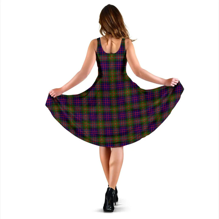 Scottish MacDonnell of Glengarry Modern Clan Tartan Women Midi Dress