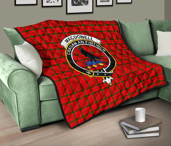 Scottish MacDonnell of Keppoch Modern Clan Crest Tartan Quilt Tartan Plaid 10