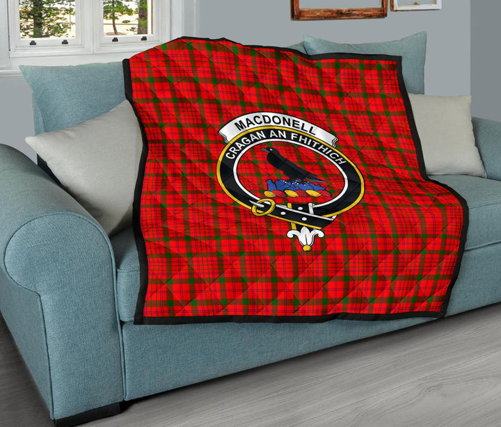 Scottish MacDonnell of Keppoch Modern Clan Crest Tartan Quilt Tartan Plaid 11