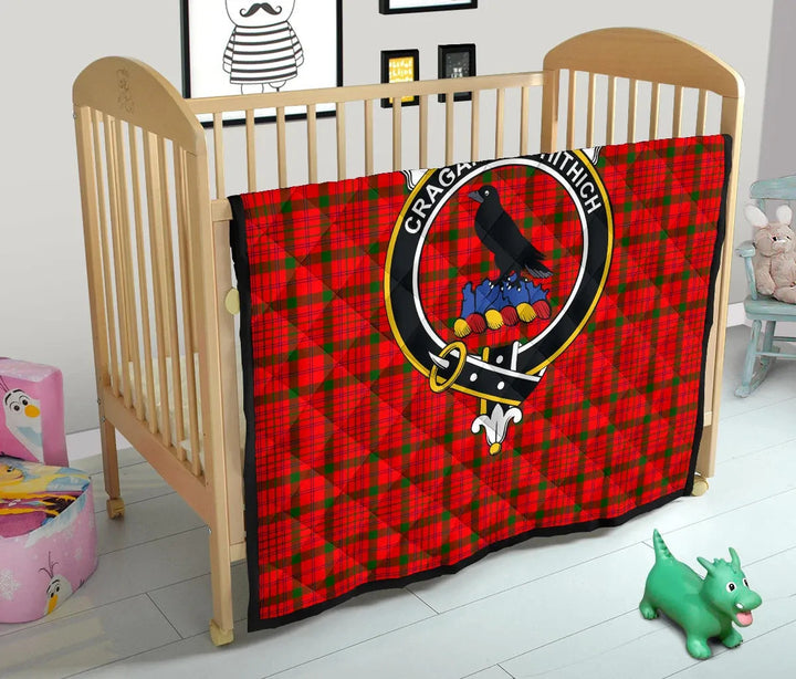 Scottish MacDonnell of Keppoch Modern Clan Crest Tartan Quilt Tartan Plaid 13