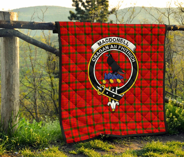 Scottish MacDonnell of Keppoch Modern Clan Crest Tartan Quilt Tartan Plaid 6
