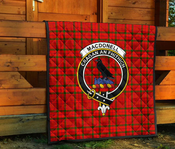 Scottish MacDonnell of Keppoch Modern Clan Crest Tartan Quilt Tartan Plaid 7