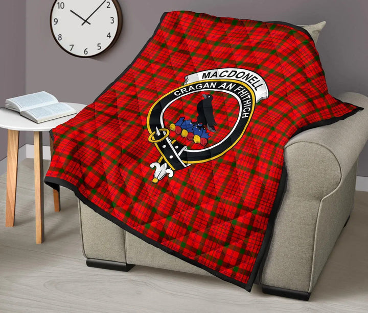 Scottish MacDonnell of Keppoch Modern Clan Crest Tartan Quilt Tartan Plaid 9